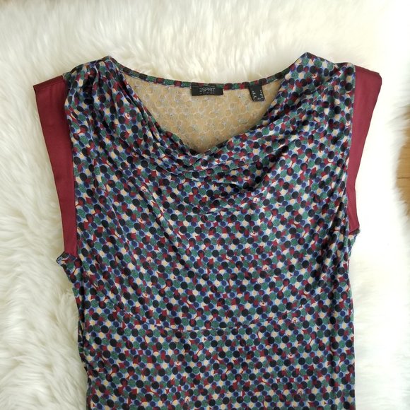 Esprit | Abstract dotted print sleeveless top (S) - Picture 3 of 7